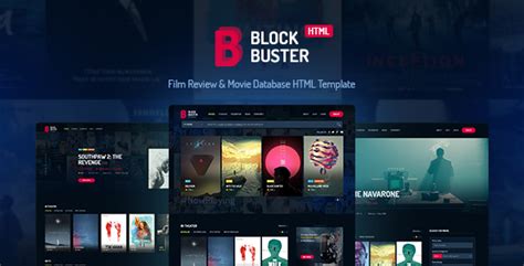 Blockbuster Film Review Movie Database Html Template By Boostifythemes