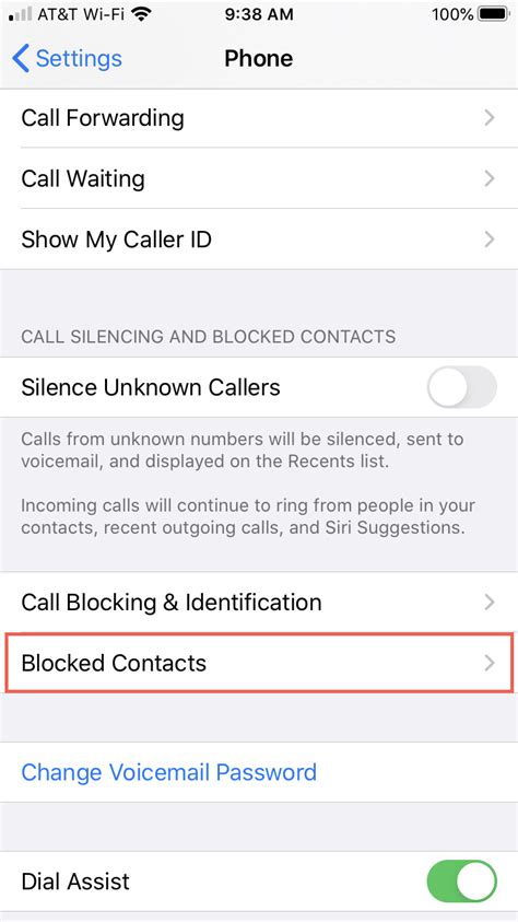 If you want to unblock a number, simply swipe left on