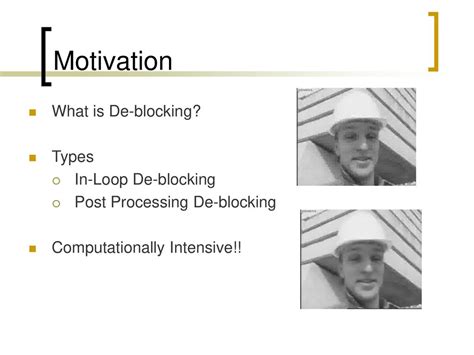 Blocking motivation 