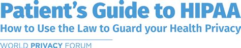 Blog Post Patient s Guide to HIPAA World Privacy Forum