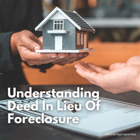 Blog Post Press Release Understanding Deed in Lieu of Foreclosure