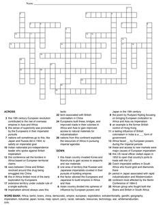 Blog Using a Crossword Puzzle as an Assessment and a Test Prep Tool