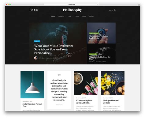 Blog Website Template Free Download HTML Design