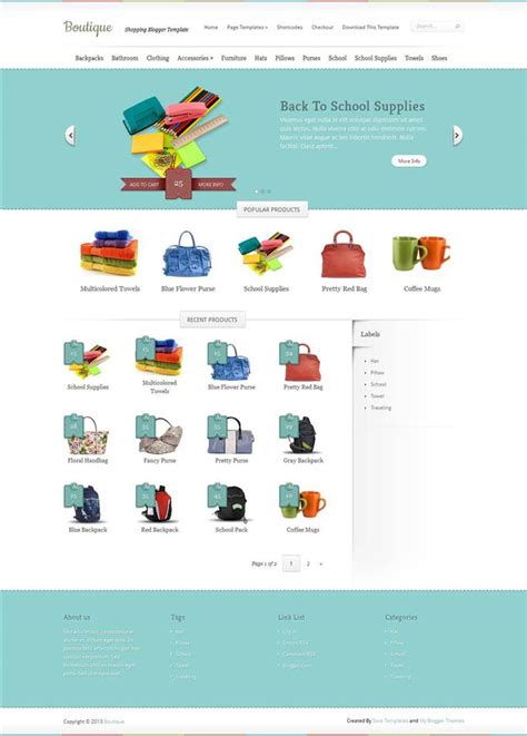 Blogger Store Template Blogger Templates 2013