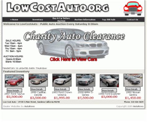 Shop 101 vehicles for sale starting at $2,500 from Blok Charity Auto Clearance, a trusted dealership in Bellflower, CA. Call 9624 Artesia Blvd , Bellflower, CA 90706. 