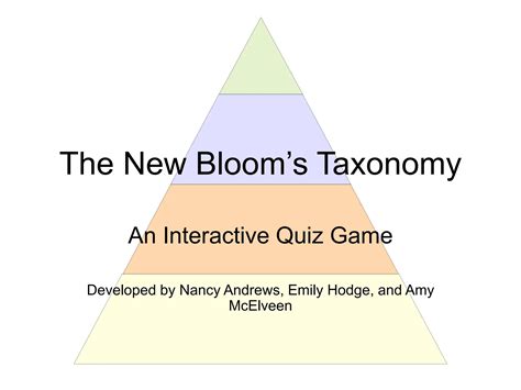 Blom quiz