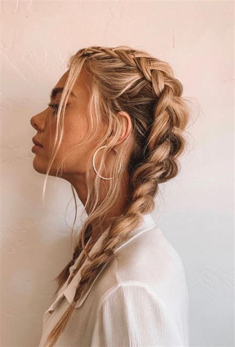 Check out our blonde hair plaits selection for the very 