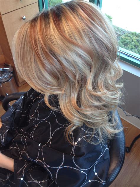 Blonde highlights on copper hair. Elevate your blonde hair with stunning copper highlights. Discover top ideas to add warmth and dimension to your look with this beautiful hair color trend. 