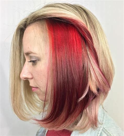 Jun 4, 2017 - Explore Kaitlin Pearson's board "Blonde With Color Peekaboo", followed by 201 people on Pinterest. See more ideas about hair styles, long hair styles, cool hairstyles.. 