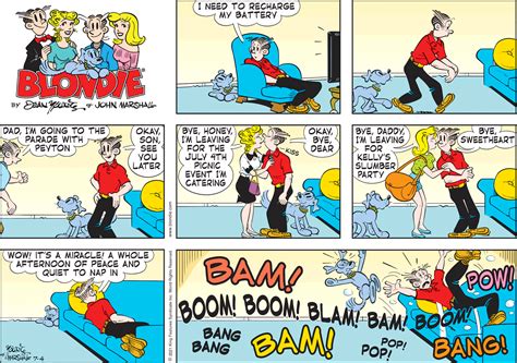 Blondie is a comic strip created by Chic Young a