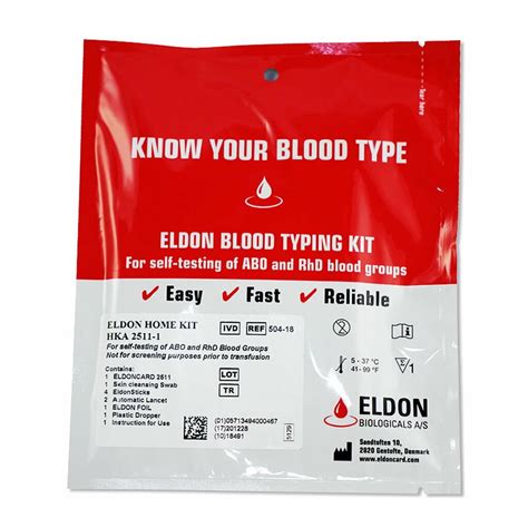 Blood Type Test Kit Walgreens