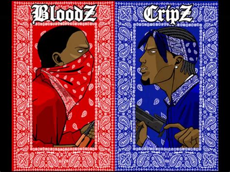 Lincoln Park Bloods(wears the colors red, and green)-Blood Alliance gang. Gardena Shotgun Crips(wears the colors blue & GREEN)-Crip Alliance gang. Trinitarios(Dominican gang, wears the color green)