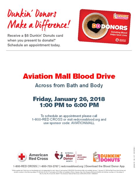 Blood drive Tuesday at Aviation Mall