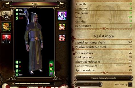 This addin allows the player to reset the base attributes, specialization points, spells, talents. and skills of the hero character and any of the party members to the default values and returns. the remaining points so they can be spent again. The addin takes into account every bonus point the characters receive during the game including.. 