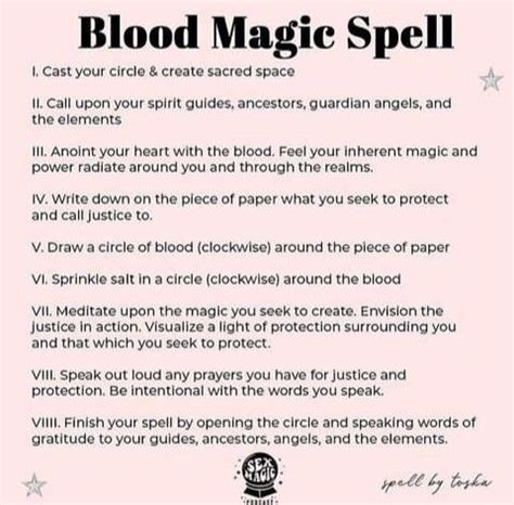 Blood magic spells witchcraft.  Because of its power and its direct link t...