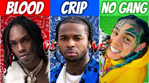 Blood vs crip rappers. Apr 6, 2018 ... Back then, a powerful gang called the Crips dominated the city. They targeted and harassed smaller gangs like the Pirus and Black P. Stones ... 