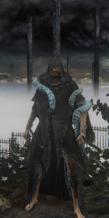 Personally, my favorite set is the Knight set along with the crown of illusion, I also really like Maria's set, and the Yharnam Hunter set (all female version). Bloodborne probably has the best looking video game clothing/armor ever. I guess it probably gets talked about less because there isn't such a huge number of pieces as in the main Souls .... 