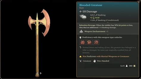 Blooded Greataxe - Baldur