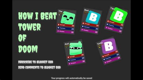 No cable box. No problems. Cheat and hack your way through Blooket Tower of Doom. Give unlimited damage and destroy the evil blooks with this easy cheat! MERCH https://mathboardom.mysp.... 