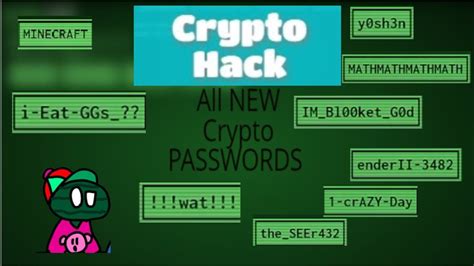 BlooketHack/Get Other User Password (Crypto Hack) at main