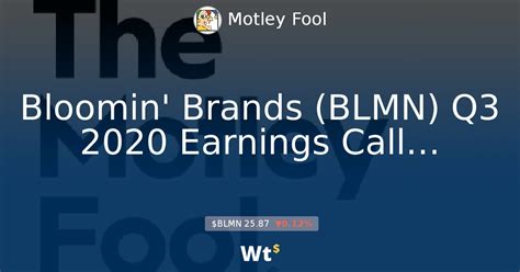 Bloomin’ Brands: Q3 Earnings Snapshot