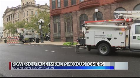 As of 5:12 p.m. Friday, just over 83,266 Duke Energy customers were without power. The largest outages were reported near Terre Haute, Bloomington, Greencastle, and Columbus.. 