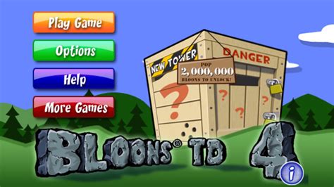 Bloons Tower Defense 4. 🎈 Bloons Tower Defense 4 is a popular tower defense game in which players defend their territory against waves of colorful balloons. In this game, the goal is to strategically place monkey towers equipped with darts, bombs, and other weapons along the path to pop the balloons before they reach the end.. 