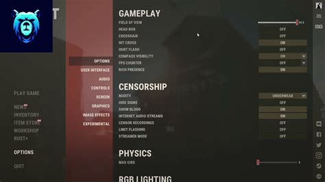 Blooprint rust settings.  #rust #раст #rustgame #rustgraphics Hjune 202...