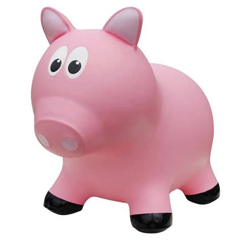 Farm Hoppers Award Winning Inflatable Bouncing Pink Pig with Pump. 173. Ages: 18 months - 15 years. Inflatimals - Pig from Deluxebase. Giant Inflatable Farm Animal blow Toy. Perfect inflatable party gifts or birthday party decorations for kids. 12. $699. FREE delivery Wed, Sep 20 on $25 of items shipped by Amazon.. 