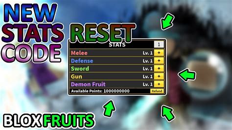 Jul 15, 2023 · JULYUPDATE_RESET – Redeem code for a Stat Reset NOOB2PRO – Redeem code for a 20 minute 2x XP Boost ... How to Redeem Codes in Blox Fruits. Redeeming Roblox codes varies from game to game ... . Blox fruits codes reset stats