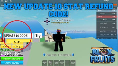 Blox fruits stat refund codes. Stat refund. Sub2Daigrock. 2x XP Boost for 15 minutes. Axiore. 2x XP Boost for 20 minutes. TantaiGaming. ... How To Redeem Codes In Blox Fruits. Run Blox Fruits and enter the game's world. 