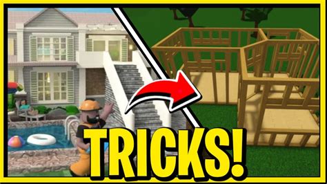 Bloxburg Building tips and tricks. YouTube