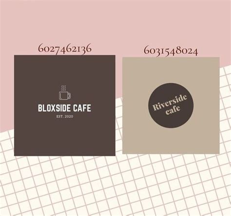 A bloxburg decal poster for your ice cream parlor or cafe<3 #bloxburg #bloxburgdecal #roblox. M. moshi rbx decals. 10k followers. Cute Bios. Roblox Image Ids. House Outline. Cafe Posters. House Decals.. 