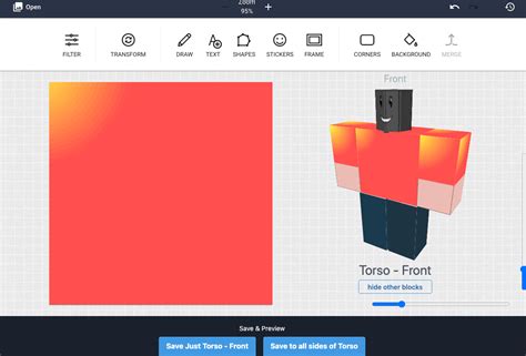Bloxmake preview. Clothing. BloxMake is an intuitive Roblox clothing creator that will save you time and effort. No more using Paint or Photoshop you can do it all from your browser. Design shirts and pants for Roblox. BloxMake also has 1000s of pre … 