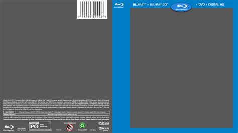 Blu Ray Slipcover Template