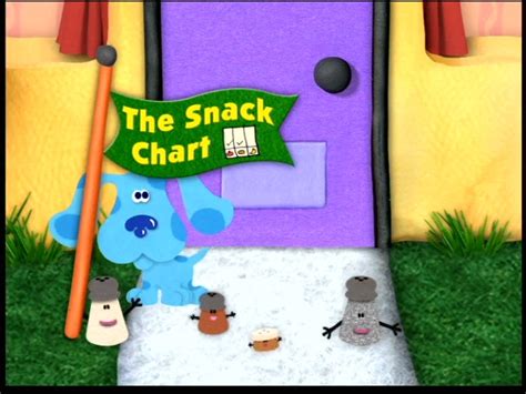 Blue's Clues The Snack Chart