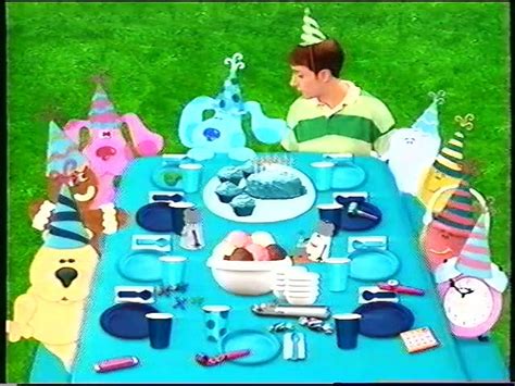 Mailbox's Birthday is the third episode of Blue's Clues from the first season. Steve and Blue are getting prepared for Mailbox's birthday, as he has just turned a decade old. We play Blue's Clues to figure out what Mailbox's favorite birthday party game is while we help Mr. Salt and Mrs. Pepper decorate the cake and take a trip to the present store to get the perfect present for Mailbox .... 