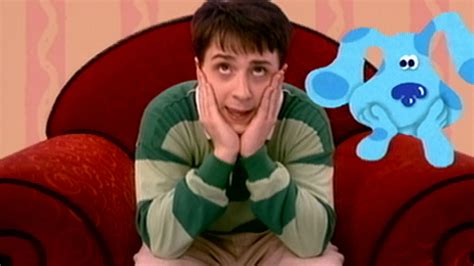 A video clip from the animated series Blue's Clues, w