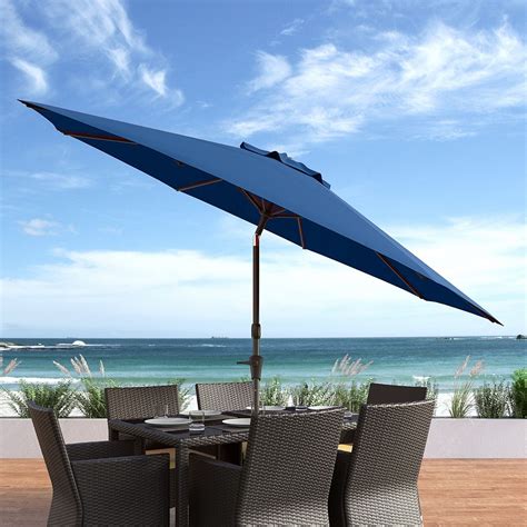 Blue - Patio Umbrellas - Patio Furniture - The Home Depot