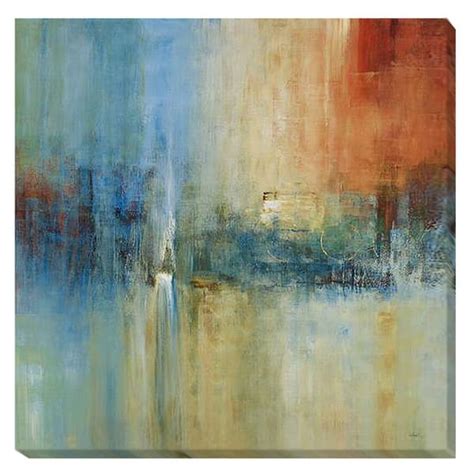 Blue Abstract Art Gallery - Overstock.com