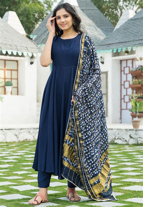 Blue Anarkali Suits & Salwar Kameez: Buy Online Utsav Fashion