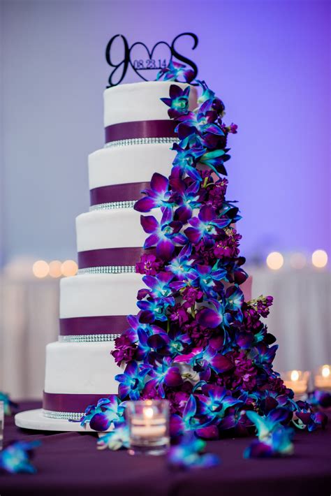 Blue And Purple Wedding