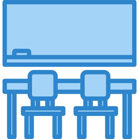 Blue Classroom Table