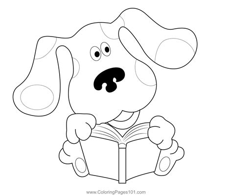 Blue Clues Coloring Pages To Print Learning How to Read