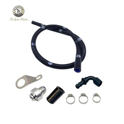 Blue Color T-Jet Engine Oil Breather Modified Kit For Fiat Abarth ...