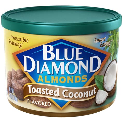 Blue Diamond Almonds Toasted Coconut Flavored …