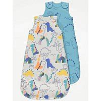 Blue Dinosaur Sleep Bag 1 Tog Baby George at ASDA