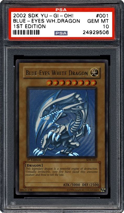 Blue Eyes White Dragon First Edition Price