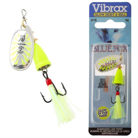 Blue Fox Classic Vibrax Glow 3/16 Oz Fishing Lures