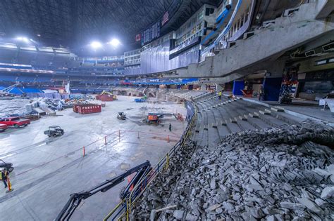 Blue Jays offer inside look at demolition, excavation of Rogers Centre during ongoing renovations